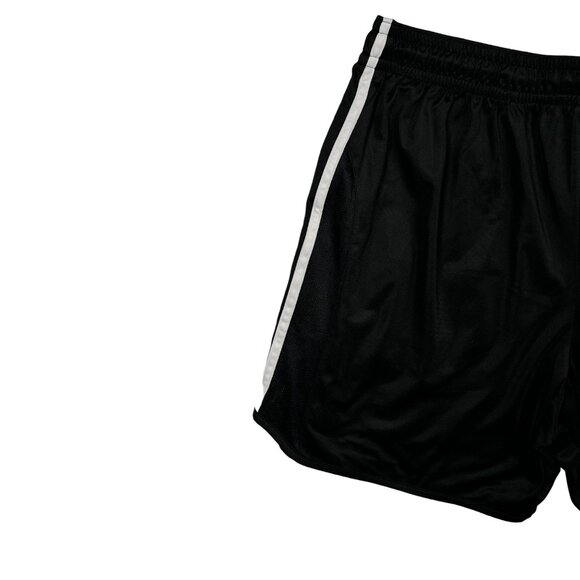 adidas Shorts Men's 3-Stripe Embroidered Pull-On Athletic Black White XL - Picture 7 of 9
